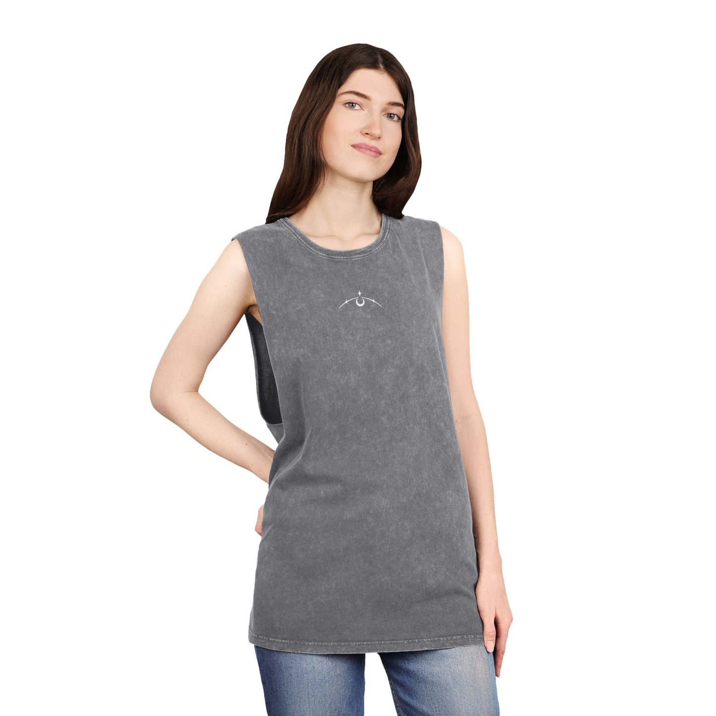 AKASHIC THREADS Stonewash Tank Top