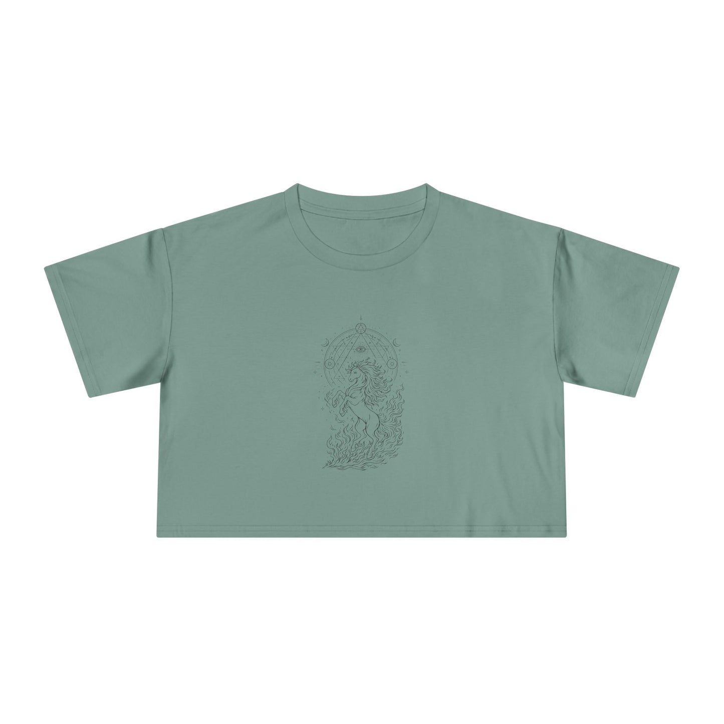 Fire Horse -  Crop Tee