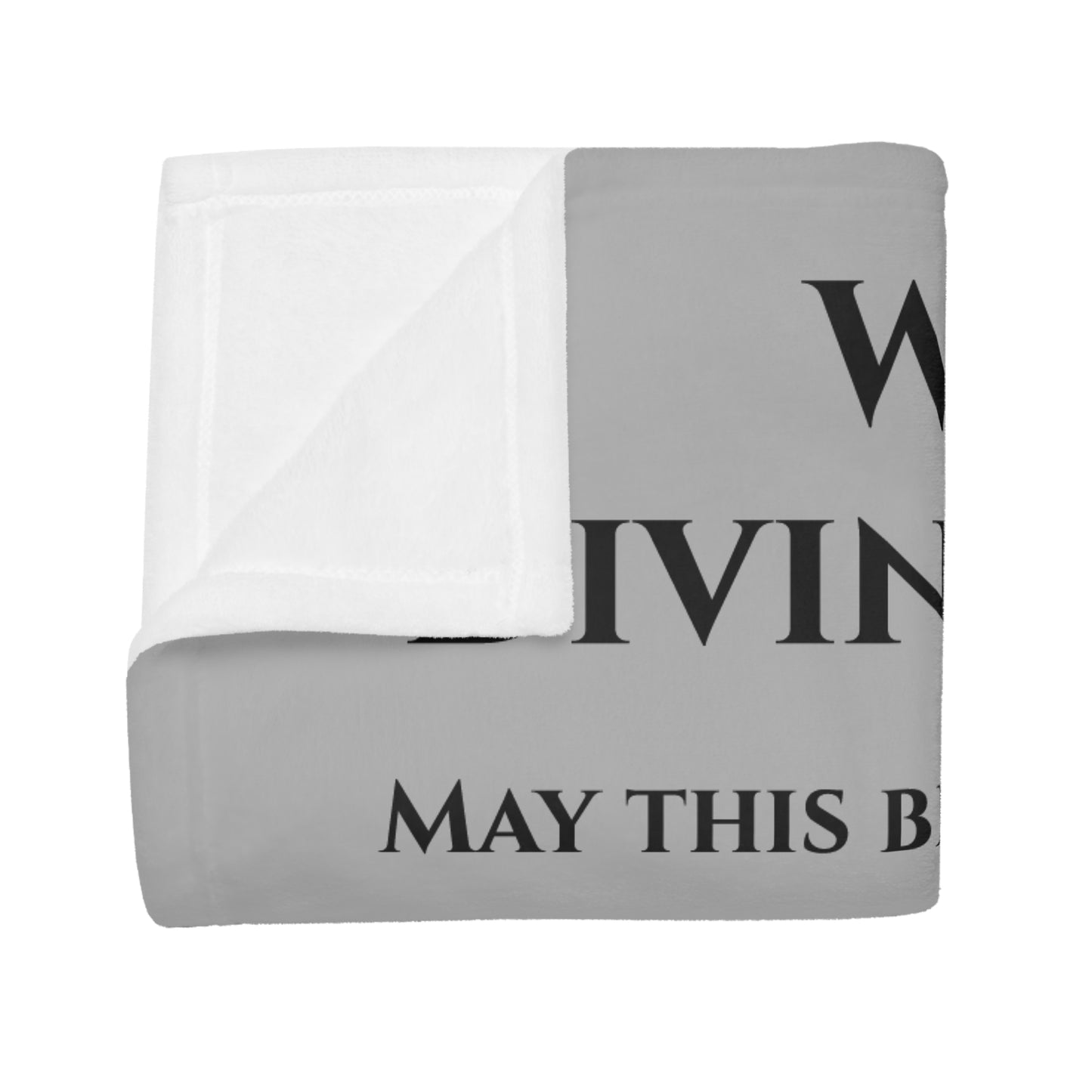 Wrapped in Divine Protection -  Plush Fleece Blanket