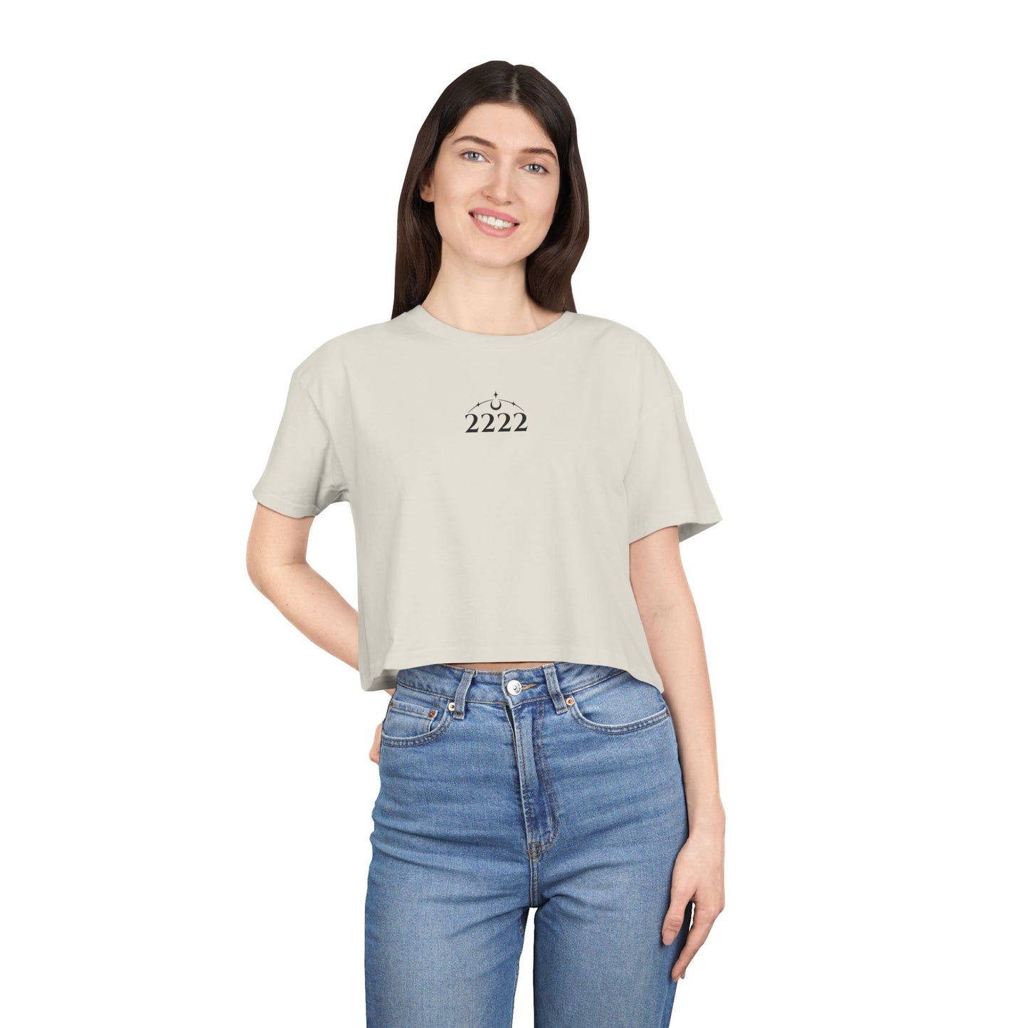 2222 Angel Number -  Crop Tee