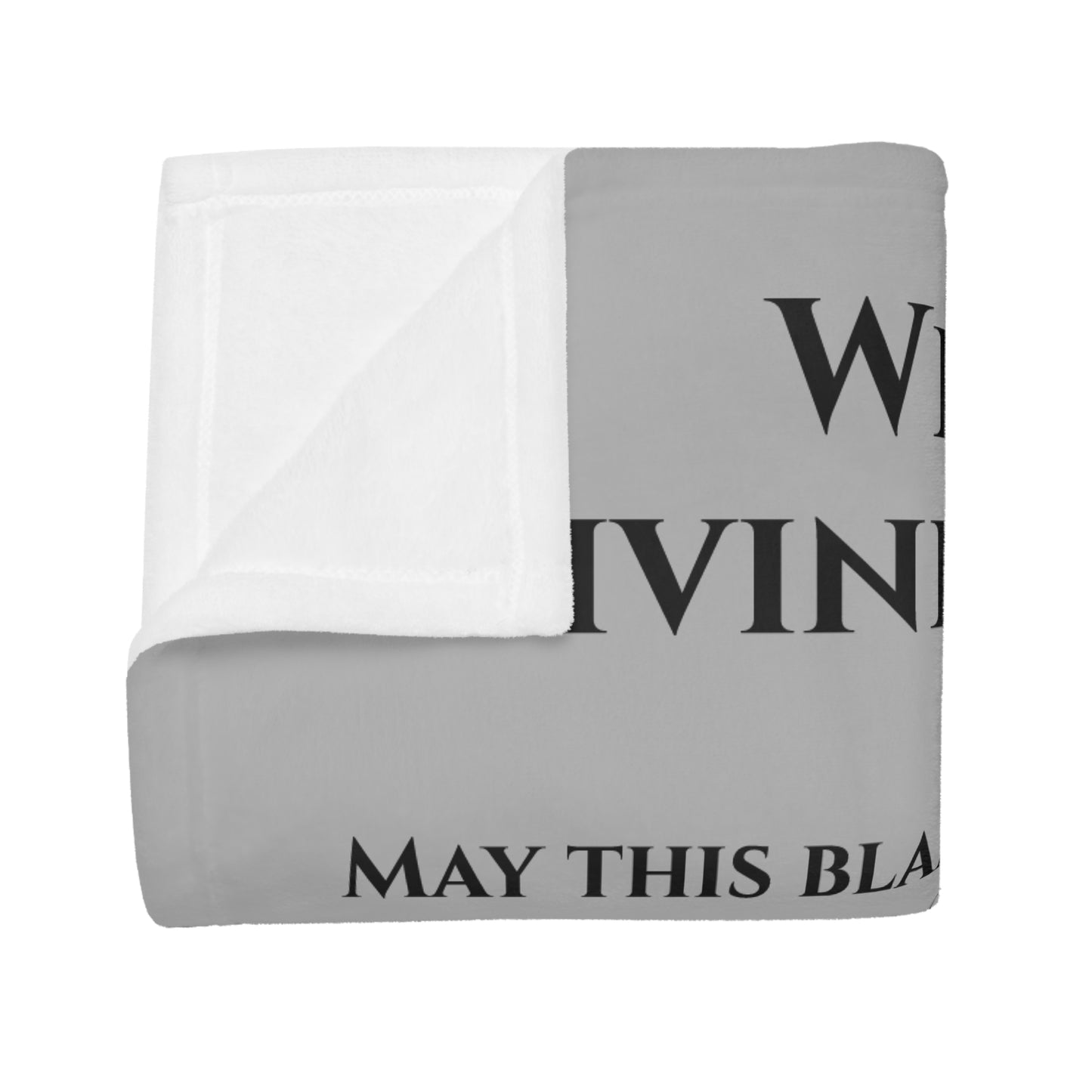 Wrapped in Divine Protection -  Plush Fleece Blanket