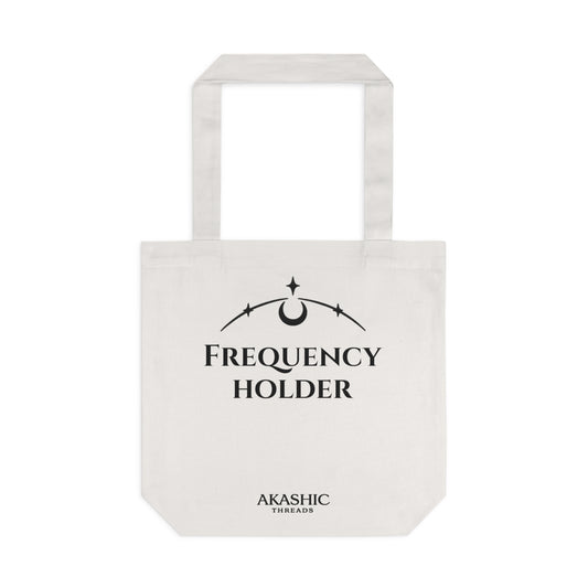 Frequency Holder Cotton Tote
