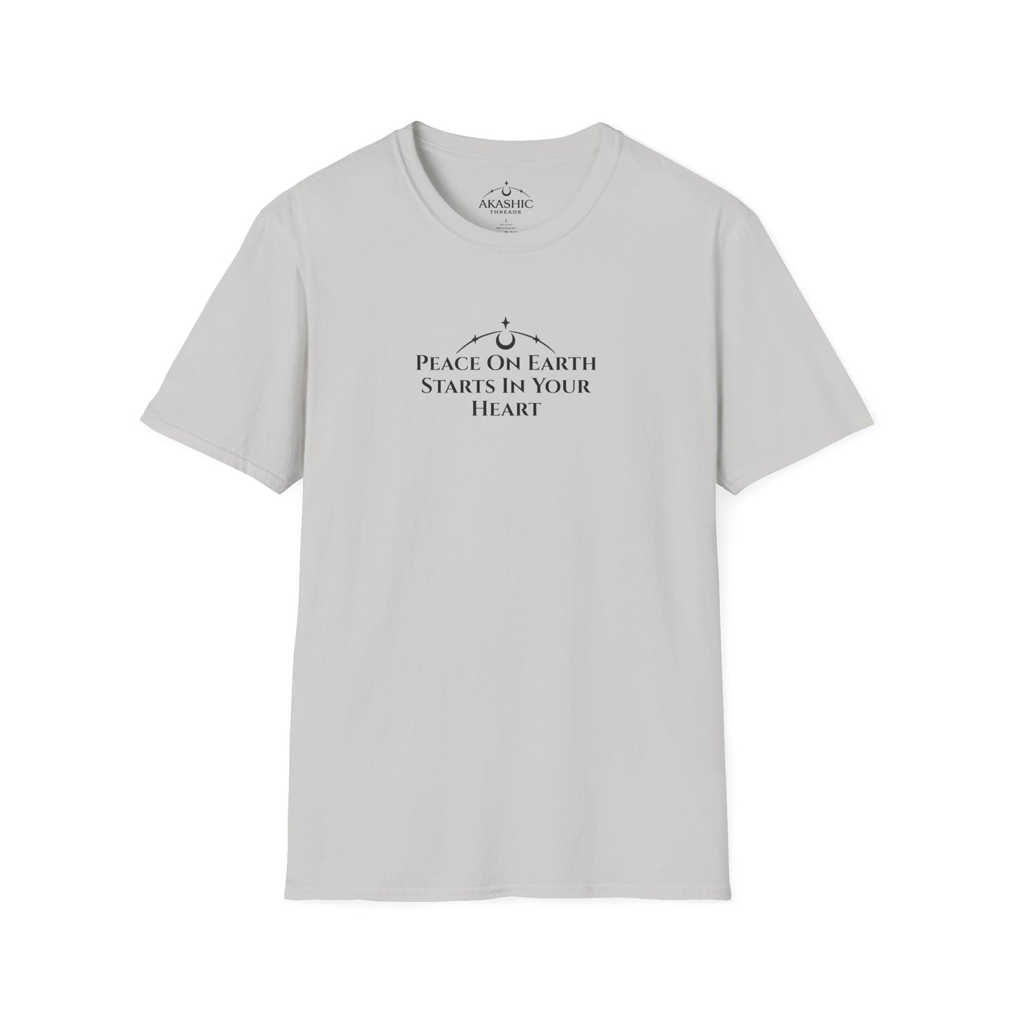 Peace On Earth Starts In Your Heart- Unisex Softstyle T-Shirt