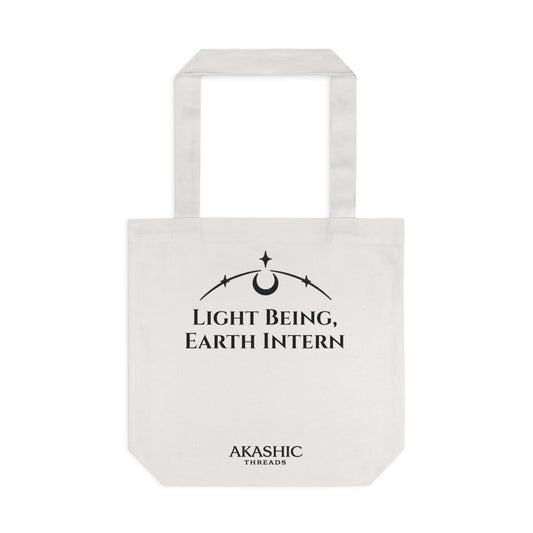 LIGHT BEING, EARTH INTERN Cotton Tote
