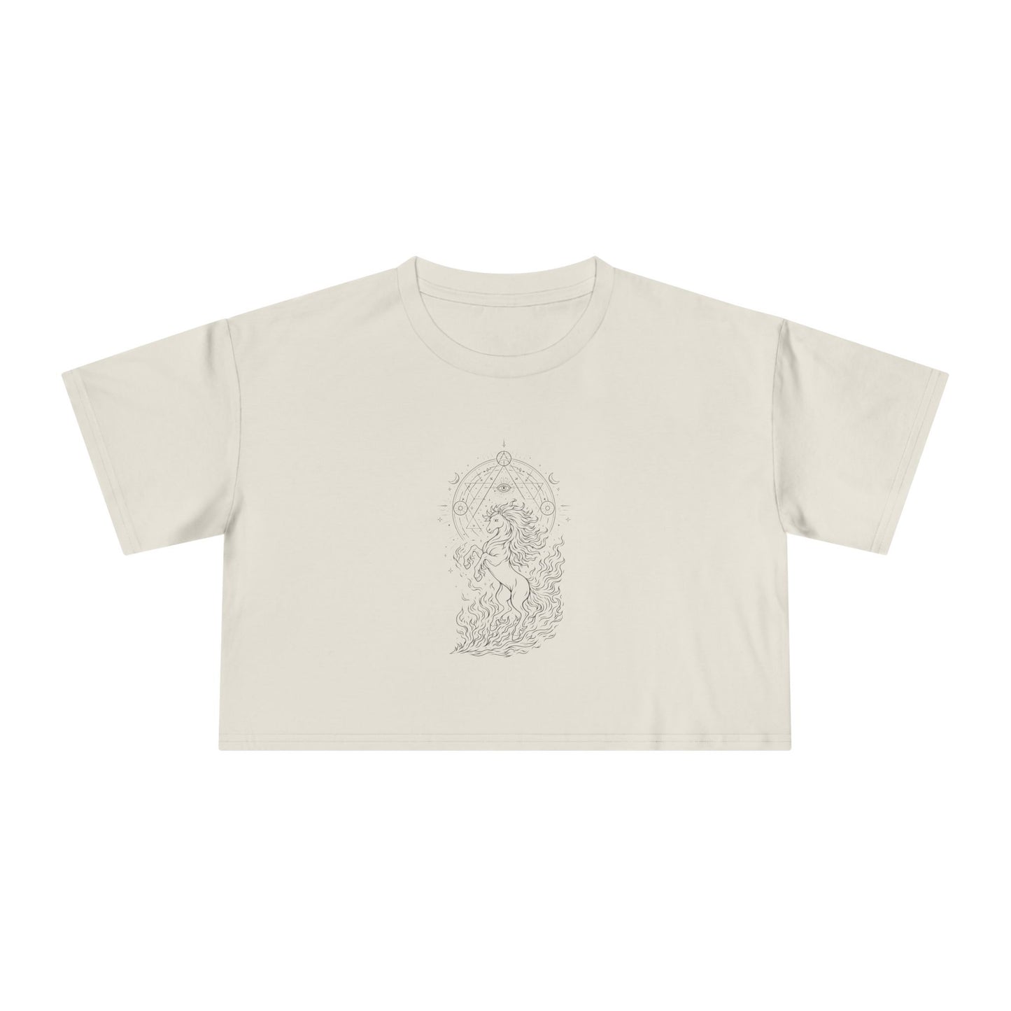 Fire Horse -  Crop Tee