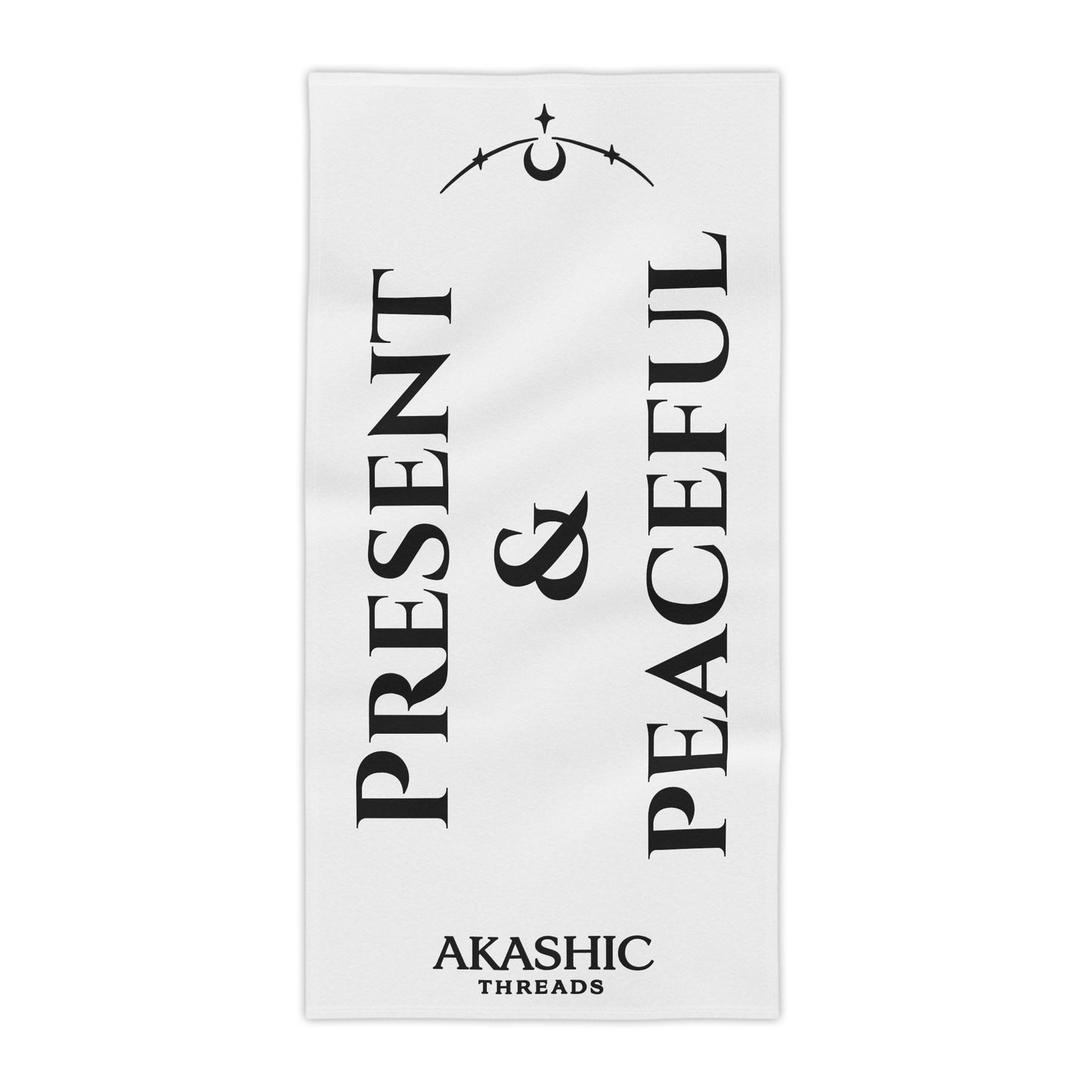 PRESENT & PEACEFUL Beach Towel