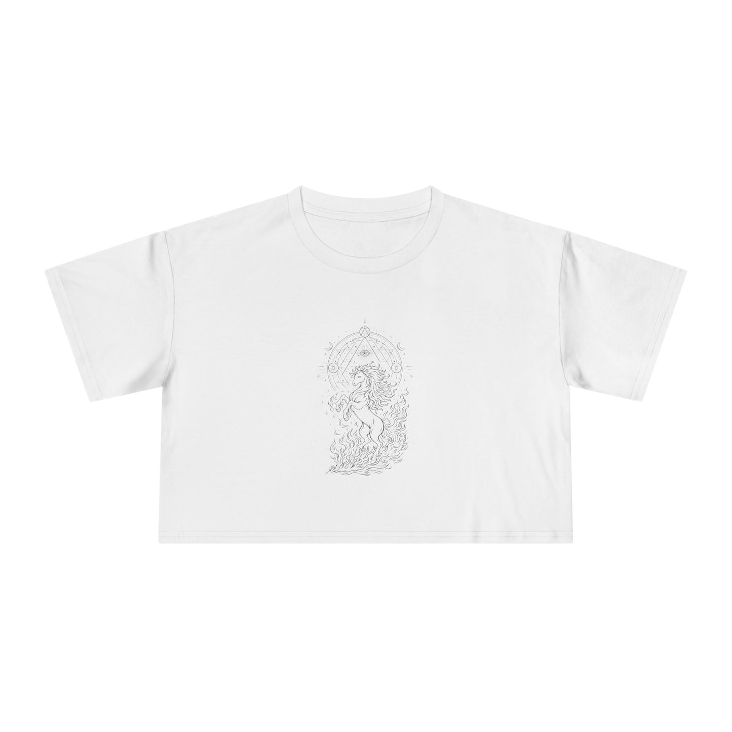 Fire Horse -  Crop Tee