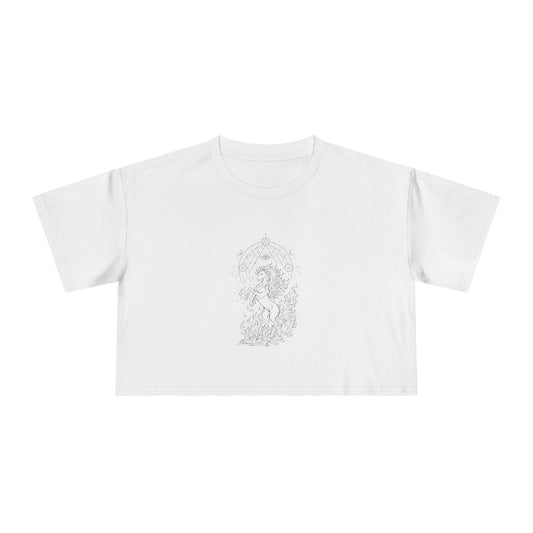 Fire Horse -  Crop Tee