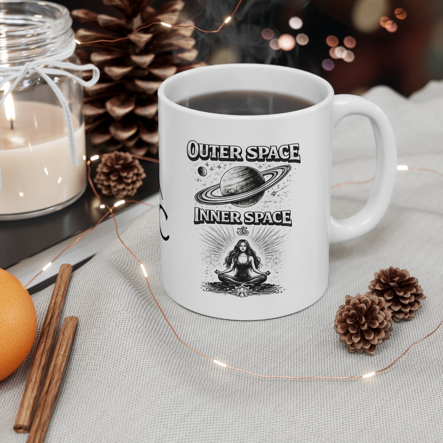 Outer Space, Inner Space Ceramic Coffee Mug — 11oz & 15oz