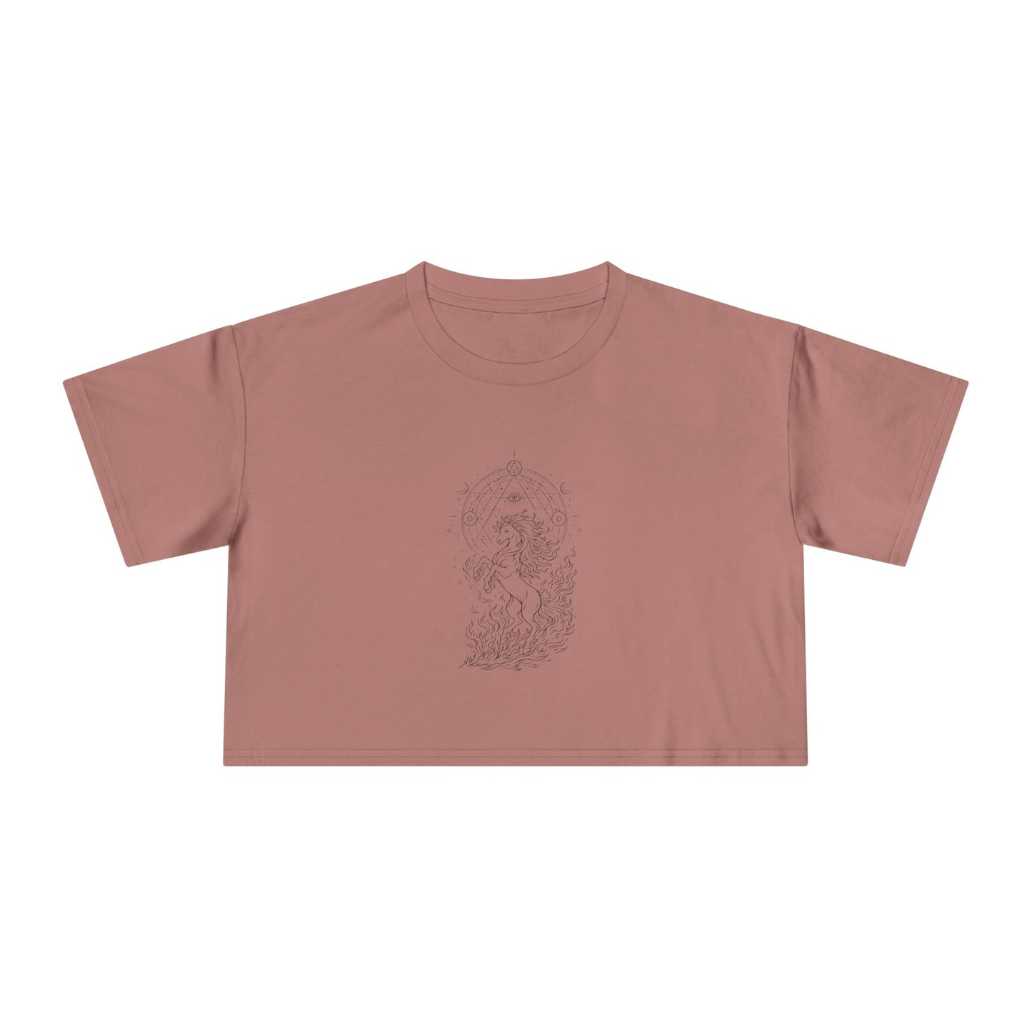 Fire Horse -  Crop Tee