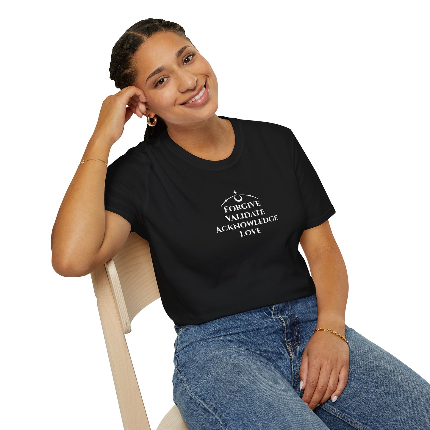 Forgive • Validate • Acknowledge • Love - Unisex Softstyle T-Shirt
