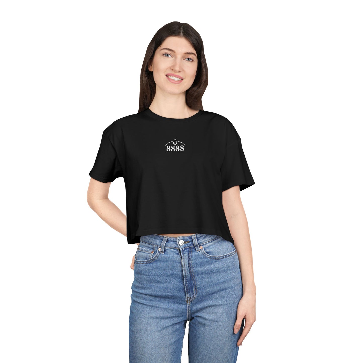 8888 Angel number  -  Crop Tee