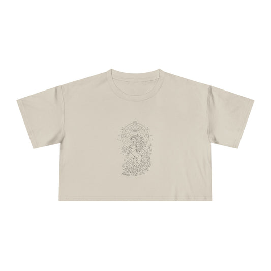 Fire Horse -  Crop Tee