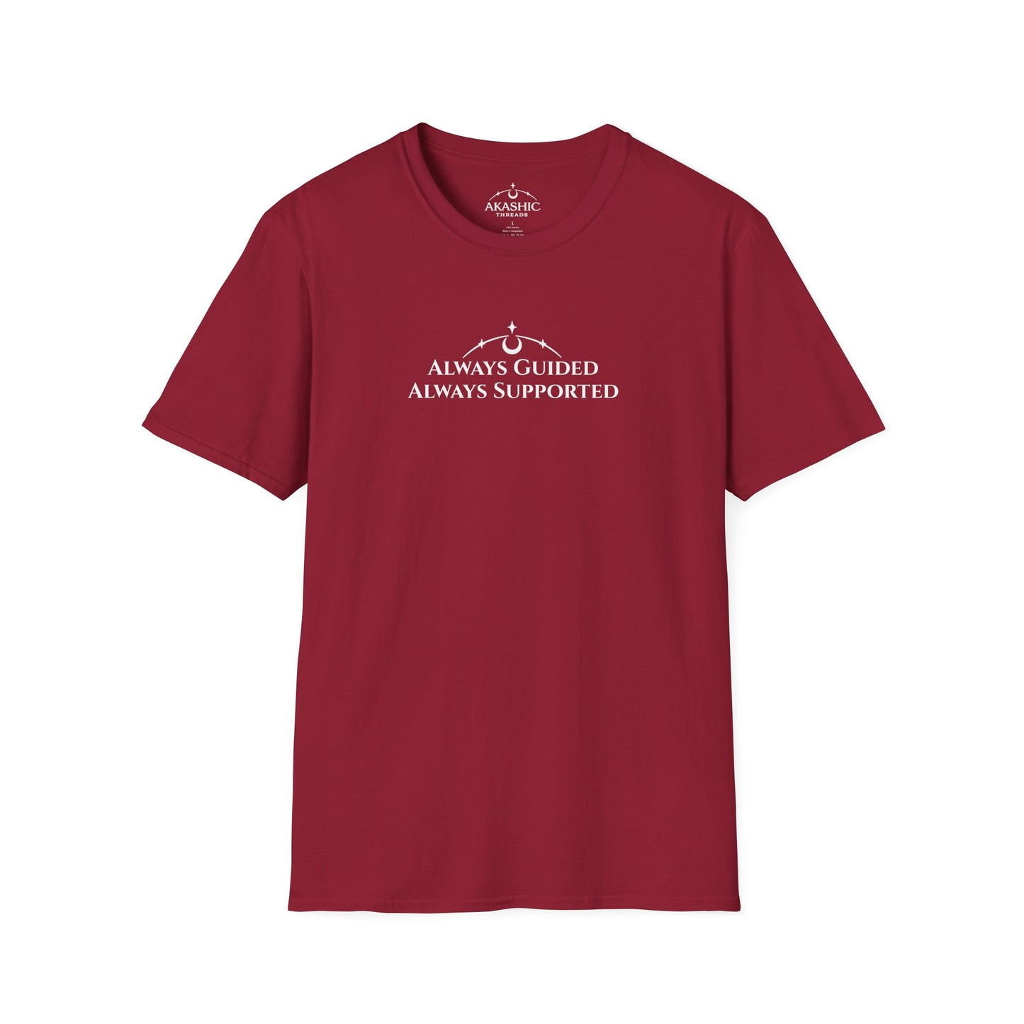 Always Guided, Always Supported - Unisex Softstyle T-Shirt