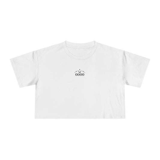 0000 Angel Number   -  Crop Tee
