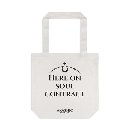 HERE ON SOUL CONTRACT Cotton Tote
