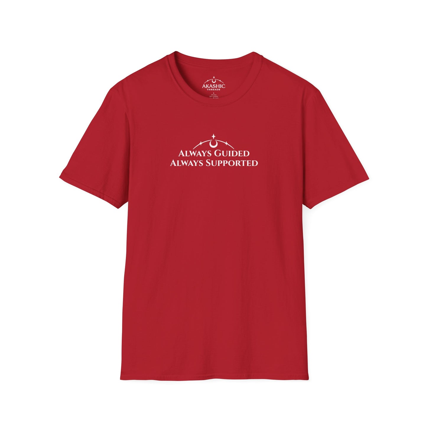 Always Guided, Always Supported - Unisex Softstyle T-Shirt
