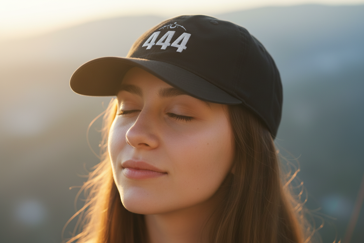 444 Angel Number - Cap